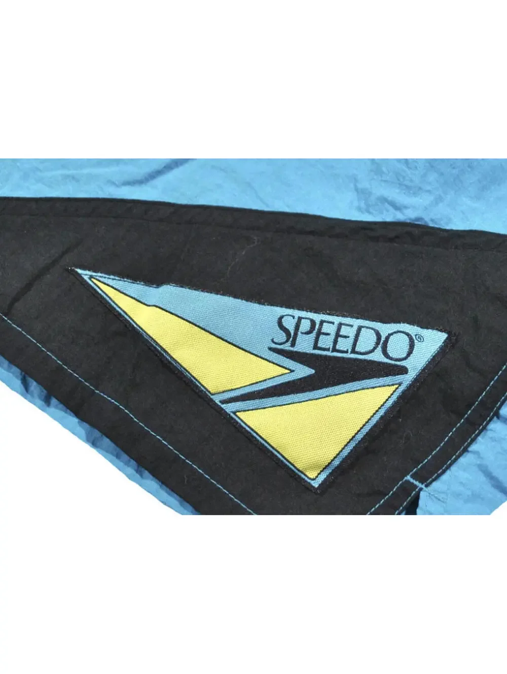 Vintage Speedo 90s Blue Black Swim Swimsuit Size Large (35-36)